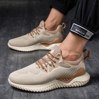 Baskets de course basses en maille respirante pour hommes chaussures à semelle épaisse chaussures de sport décontractées pour hommes