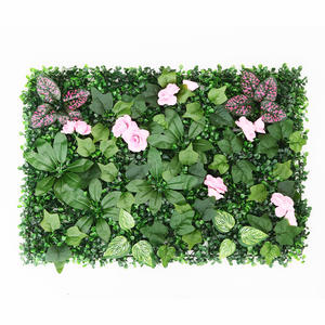 Decorazioni Moderne di Lusso con Parete di Piante Verdi Simulate, <span class=keywords><strong>Sfondo</strong></span> di Fiori Artificiali in Plastica per Centri Commerciali e Matrimoni - Product Image 4