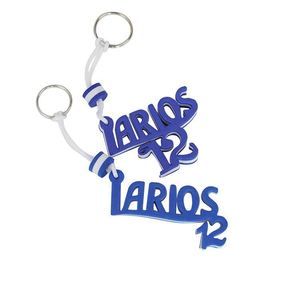 Customized EVA NBR Foam Float <b>Key</b> <b>Chain</b> for Outdoor Sports Fishing Oval PU Foam Floating Keychain - Product Image 5