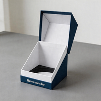 Boîte en carton rigide de luxe pour emballage cadeau, avec couvercle, personnalisable avec logo, taille et design, écologique, pour bougies, parfums, miel