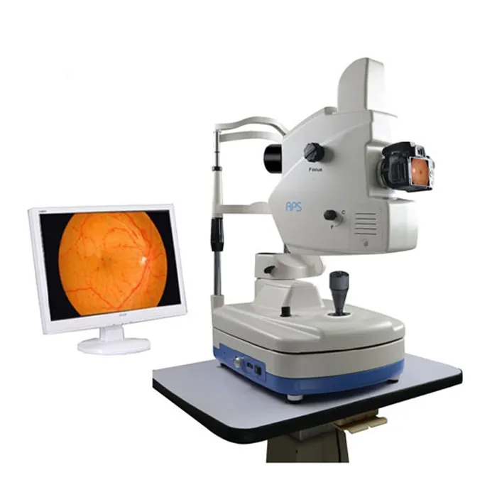APS-B Melhor qualidade China oftálmica equipamento oftalmologia olho retina fundus câmera com função fluorescien angiografia FFA