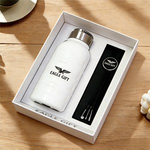 Juego de Regalo Corporativo de 4 Piezas de Acero Inoxidable con Logotipo Personalizado al por Mayor: Bolígrafo, Cuaderno, USB y Paraguas con Color Personalizado - Product Image 4