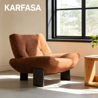 Fauteuil inclinable confortable en bois massif de luxe léger italien, fauteuil de salon, sensation haut de gamme