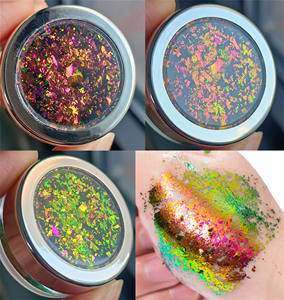 เกล็ดกิ้งก่าความงามเล็บเกล็ดแสงออโรร่าโอปอลแป้งทาเล็บเกล็ดแสงออโรร่านางเงือกแต่งหน้าสีรุ้ง - Product Image 6