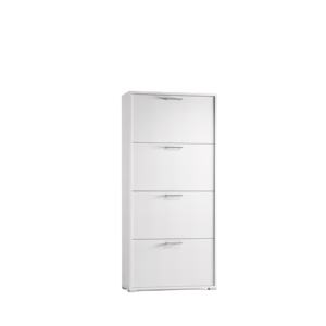 Mueble de madera para sala de estar, Zapatero con estantes de zapatos de 4 niveles y una puerta para almacenamiento, venta al por mayor, nuevo - Product Image 1