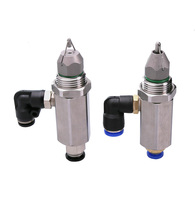 Humidificador de aire ultrasónico, control de polvo, niebla seca, atomización de aire, boquilla de pulverización de acero inoxidable
