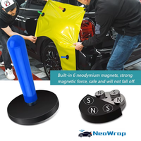 Griffe magnétique pour enveloppement de voiture de 66 mm, robuste, réutilisable pour le detailing de carrosserie automobile