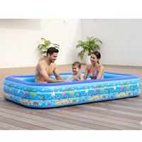 Petite piscine gonflable en PVC pour intérieur, piscine mobile pour animaux de compagnie, pour enfants et adultes, pour utilisation en extérieur
