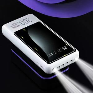 Banco de Energía Portátil con Carga Rápida USB, Cargador de Viaje de 10000mAh/20000mAh, 4 Cables Integrados, Pantalla Digital, Batería de Litio-Polímero - Product Image 1