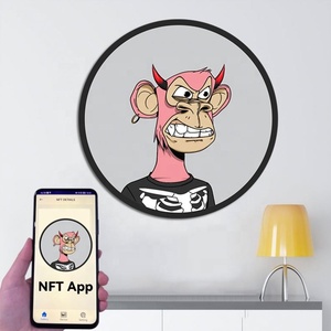 23.6 Inch Android Wood Wall Mount <b>Frame</b> Photo Picture Video Wifi Nft Crypto Lcd Display Digital <b>Canvas</b> Token Black Nft Art <b>Frame</b> - Product Image 5