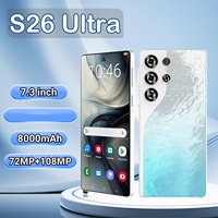 Smartphones Android 15 S26 Ultra 16 Go + 1 To 5G Double SIM avec Caméra Arrière HD 108 MP Débloqués 4G+5G – Vente Directe Usine – Meilleures Ventes