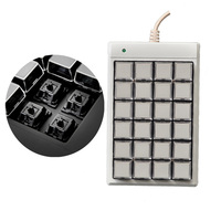Teclado Cherry MX mecánico USB Mini de 24 teclas Teclado totalmente programable POS Interfaz USB para sistemas POS