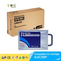 Kartrid tinta Epson C6000 untuk seri C6000, Kartrid tinta untuk ColorWorks C6000Ae C6000 C6500 SJIC35P, Tinta Printer Kompatibel