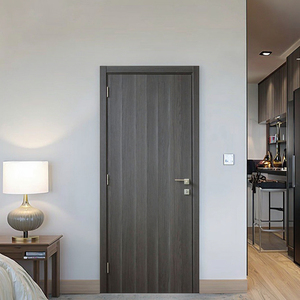 Puerta interior de madera compuesta con acabado decorativo de melamina <span class=keywords><strong>elegante</strong></span> y moderno Hotel de alta calidad Popular dormitorio columpio <span class=keywords><strong>elegante</strong></span> - Product Image 1