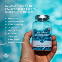 Compléments alimentaires en poudre de spiruline bleue en 60 capsules, marque privée OEM, meilleur prix, protéines pures riches en E18 Phycocyanine pour adultes