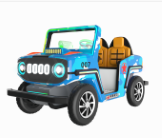 ไฟเบอร์กลาส ไฟ LED ในร่ม แบตเตอรี่ตะกั่วกรด สำหรับรถเด็ก 4 ล้อ รถเด็กออฟโรด รถต่อสู้ ของเล่นเด็ก - Product Image 3