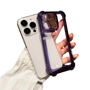 เคสโทรศัพท์ TPU ใสสำหรับ iPhone 16 15 14 13 PRO MAX กรอบนิ่มกันกระแทก - Product Image 1