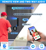 TTLock WiFi Smart Lock 3D Face Palm Vein Empreintes Digitales Déverrouillage Automatique Interphone Vidéo Numérique Sans Clé Smart Lock pour la Maison