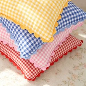 Fundas de Cojín Personalizadas de Estilo Británico Nórdico, Tejidas con Hilo Teñido, con Ribete de Ric Rac, Decorativas para Sofá y Decoración del Hogar - Product Image 6