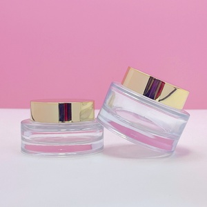 Envase de Lujo para Crema Corporal, 1oz 30g 50g, Tarro Cosmético de Vidrio Grueso Transparente con Tapa de Plástico - Product Image 2