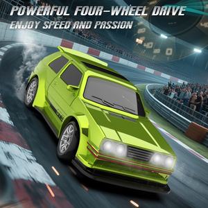 Voiture télécommandée SJY-FQD17/FQD19 1/43 4x4 20KM/H, voiture de course entièrement proportionnelle avec lumières LED, jouet de drift RC pour enfants - Product Image 4