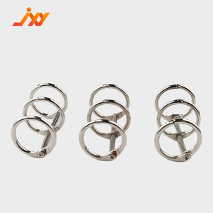 Kim loại mạ niken chống gỉ Chất kết dính <span class=keywords><strong>Clip</strong></span> 3 Vòng Giữ bàn lịch kế hoạch thẻ Album ảnh bảng ghi nhớ tổ chức - Product Image 5