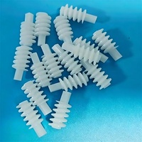 Engrenage à vis sans fin en plastique personnalisé, engrenage droit en plastique, petit engrenage en plastique M0.5 pour moteur à courant continu