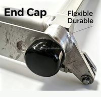 Capuchon de protection flexible en PVC pour extrémité de tuyau, couvercle de tube durable anti-choc, bouchon de sécurité sur mesure pour tuyau d'échafaudage en acier