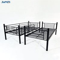 Junqi – lit en métal pour étudiant, dortoir unique, cadre métallique, lit pour adulte, Loft, école, maison, hôtel, hôtel, lit superposé