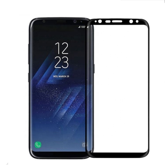 Direct Factory Supply Clear 3D Anti-Scratch Tempered Glass Screen Protector for Samsung S8/S9 Mobile Phones