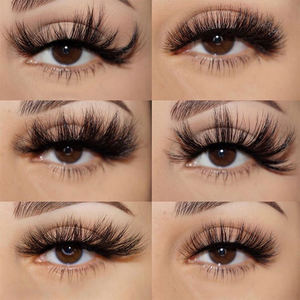 Toptan sıcak satış 3D ipek kirpikleri satıcı özel özel etiket 3d birden fazla özel ambalaj ile 20mm sahte vizon kirpik - Product Image 4