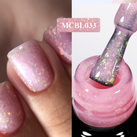 Gel de base en caoutchouc MCBL super résistant 1 kg, vernis à ongles transparent avec style français pour usage en salon, vente en gros auprès de salons de manucure
