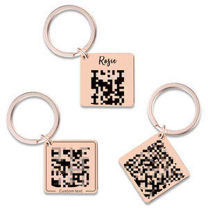 Llavero con Código QR Personalizado a Precio de Fábrica, Llavero con Escaneo QR de Canción Favorita, Llavero de Música <span class=keywords><strong>Spotify</strong></span>, Etiqueta para Perro, Canción de Gato, Información de la Empresa - Product Image 1