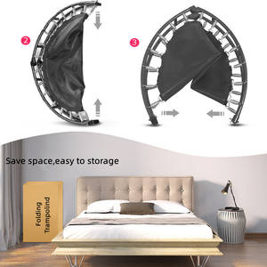 Lit de saut 1.2 mètres pliant petit trampoline Protection intérieure filet de sécurité enfants Trampoline rebondisseur pour enfants - Product Image 5