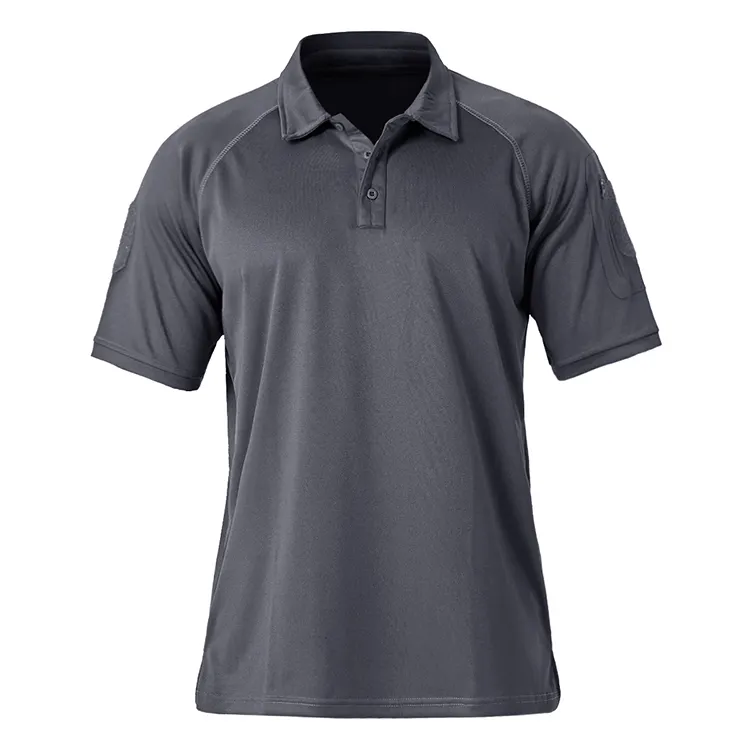 Oem Custom Militaire 100% Polyester Polo T-shirt Mannen Afdrukken Kleding Fabrikant, Sport Combat Shirt Tactische