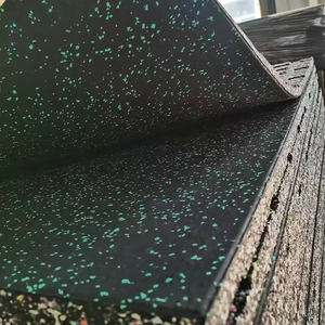 Campione Gratuito: <span class=keywords><strong>Tappeti</strong></span> in <span class=keywords><strong>Gomma</strong></span> Spessi 25MM per Fitness, Pavimento Interno, 25CM, 20% EPDM, <span class=keywords><strong>Tappeti</strong></span> Commerciali per Palestra in Formato 1Mx1M - Product Image 1