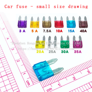 20 chiếc/49 chiếc/50 chiếc/100 chiếc Bộ hộp cầu chì ô tô loại trung bình + mini + siêu nhỏ, cầu chì ô tô loại lưỡi dao 1A2A3A4A5A7.5A10A15A20A25A30A35A40A50A32V - Product Image 3