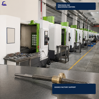 Vis trapézoïdale à filetage en T 8mm 10mm 12mm en acier à roulement, filetage fraisé, mouvement linéaire CNC haute précision