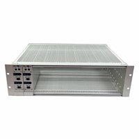 ZSTC C-BOX. . Panneau latéral EuropacPRO pour joint textile, type H, robuste, avec trous pour poignée, 3U, 355 mm 24566-151