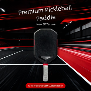 ไม้พิกเกิลบอลโครงสร้างยูนิบอดี้ขึ้นรูปด้วยความร้อนไร้ขอบเคลือบคาร์บอนไฟเบอร์3K แกนไฮบริด EVA-EPP จุดตีที่ยอดเยี่ยม - Product Image 5