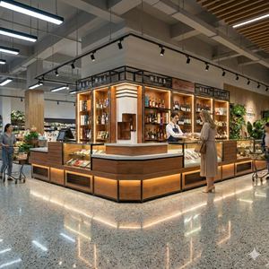 たばこ店デザイン小売店デザイン足煙ショーケースOEM - Product Image 2