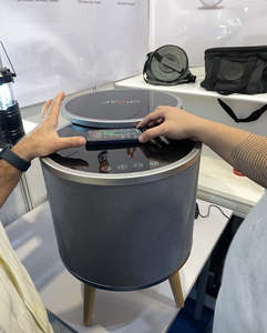 Mesa de Té Inteligente con Rotación de 360 Grados, Cargador Inalámbrico con Altavoz Bluetooth - Product Image 6