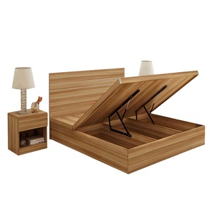 Modern MDF Wooden <strong>Bed</strong> <strong>Frame</strong> for <strong>King</strong> <strong>Size</strong> Double Queen <strong>with</strong> <strong>Drawers</strong> Home Furniture Panel Style for Bedroom Use - Product Image 5