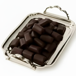 Plateau à chocolat élégant en argent avec des accents dorés, plateau de présentation de fruits secs pour mariage, fête, luxe - Product Image 1