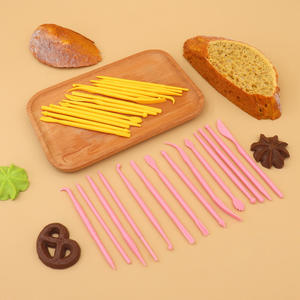 Mini outils de sculpture de fondant en plastique pour les artistes de gâteaux Essentiels de décoration de gâteaux axés sur les détails - Product Image 1