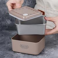 Set Portatile per Pranzo in Acciaio Inox 304 con Borsa Termica, Contenitore Bento Ermetico per Adulti e Bambini