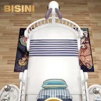 Lit enfant populaire en forme de bateau pirate, dessin animé ONE PIECE Going Merry, lit bateau corsaire, ensemble chambre enfant, cadeau pour enfants