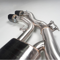 Nouveau système d'échappement tuning X3M X4M pour F97 F98 S58 3.0T en acier inoxydable 304, silencieux 76mm, tuyaux d'échappement 2019-2021