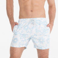 Logo personnalisé Shorts de plage hommes Shorts de bain troncs hommes maillots de bain Surf Shorts de bain imprimés par sublimation