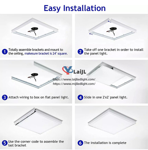Lumière naturelle 30W 36W 24 pouces 2x2 Zigbee Tuya APP gradation de la lumière du soleil artificielle 6060 <span class=keywords><strong>Led</strong></span> Sky Plafonnier pour <span class=keywords><strong>sous</strong></span>-<span class=keywords><strong>sol</strong></span> - Product Image 6